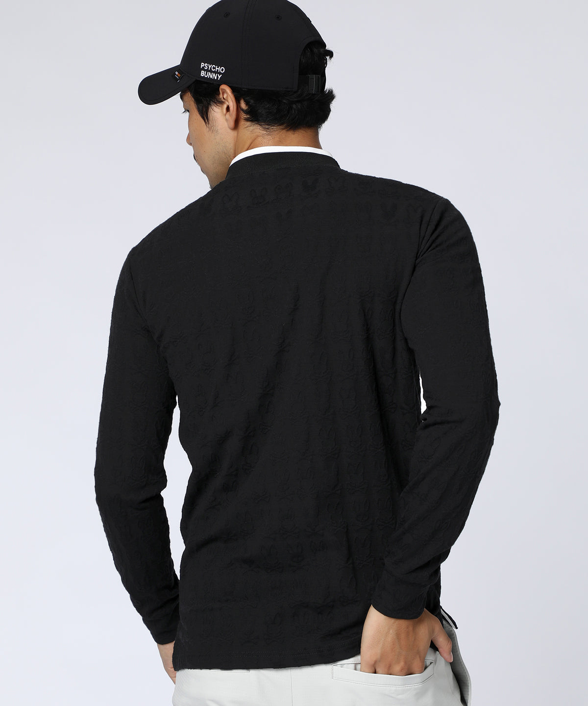 [GOLF]バニーモノグラムJQ 　ライトモックネックTシャツ