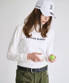[GOLF][WOMEN]バニーモノグラムJQ 　ライトモックネックTシャツ