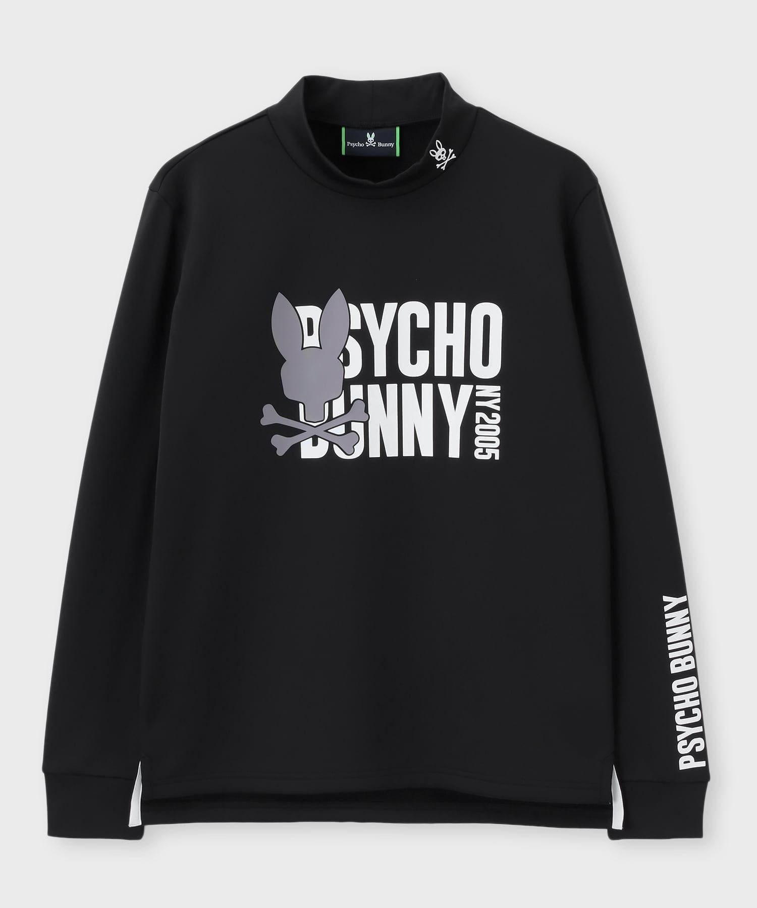 CPG GOLF 長袖モックネック ※ブラック GOLF]シグネチャーアートワーク モックネックTシャツ