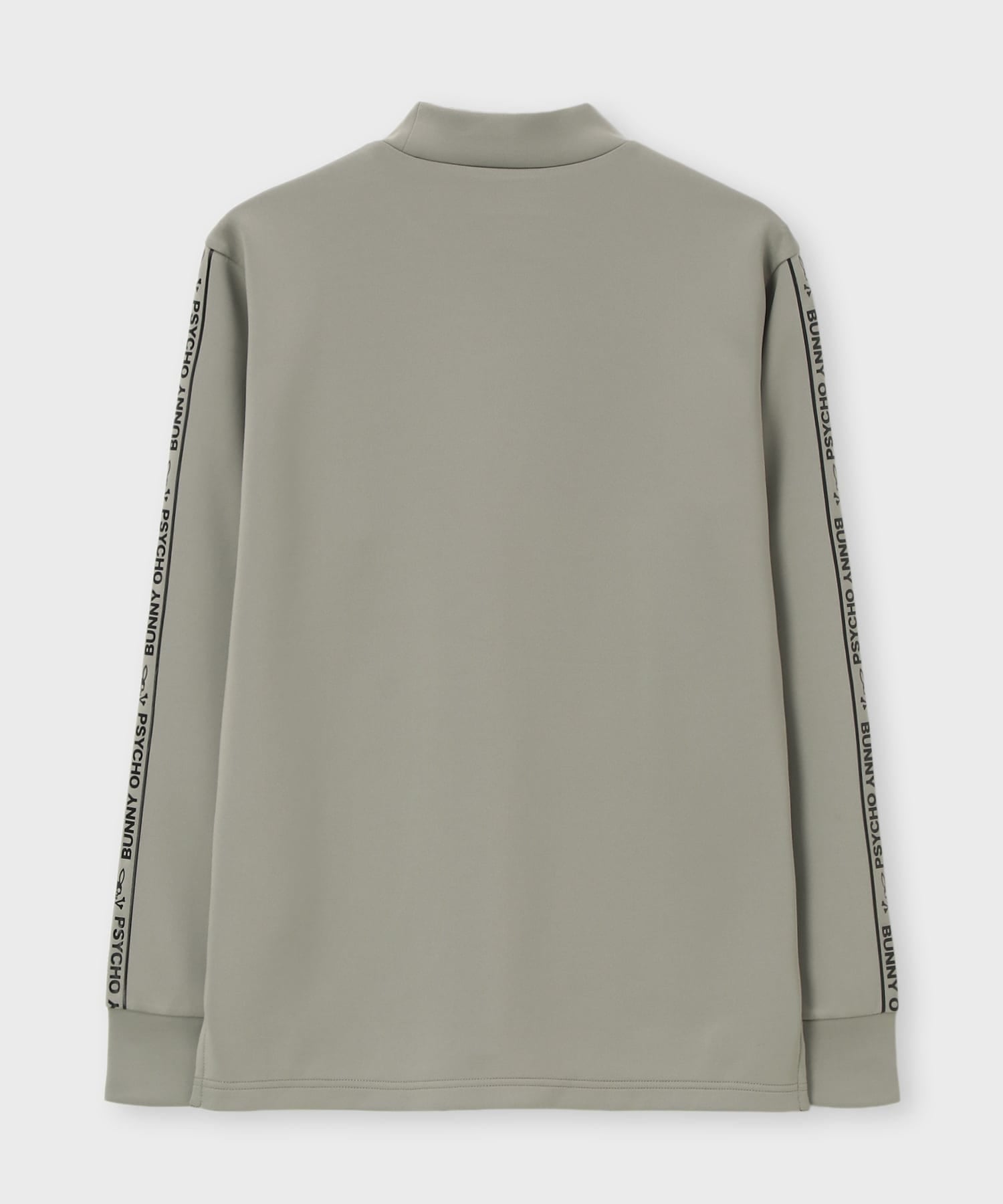 WEB限定]ドライストレッチ 袖ラインロゴモックネックTシャツ