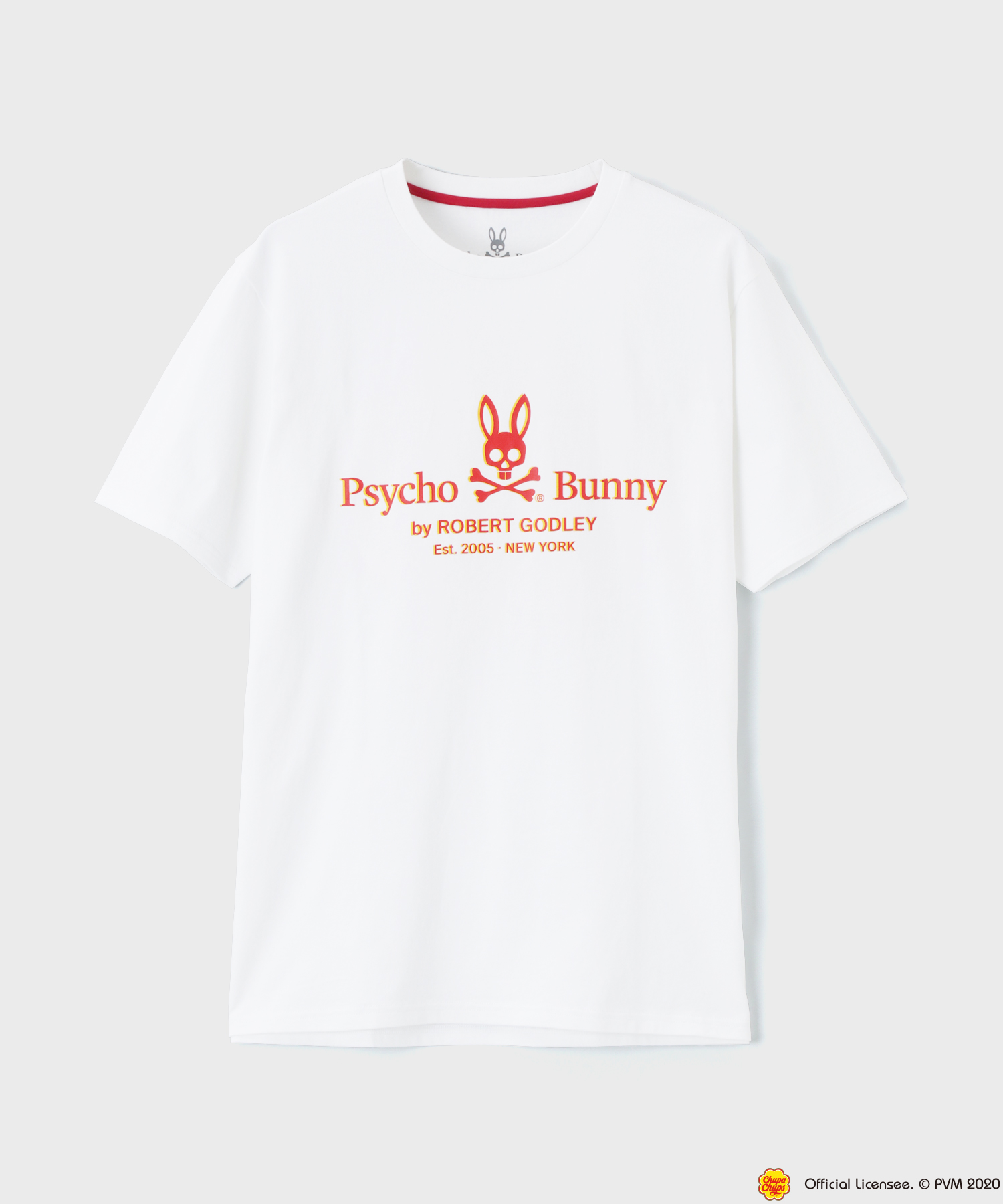 Chupa Chups×Psycho Bunny プリントTシャツ