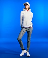 送料無料◆2024新品  GOLF][WOMEN]フォントジャガード パーカ｜Psycho Bunny｜サイコ メンズウェア