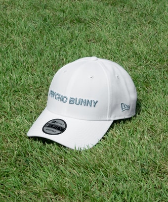 NEW ERA × Psycho Bunny シンプルロゴ　キャップ