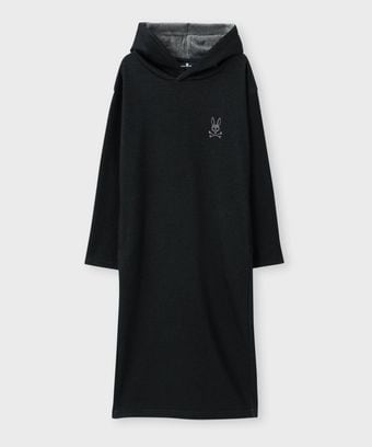 [WOMEN]DAFIムートン 　フーデッドワンピース