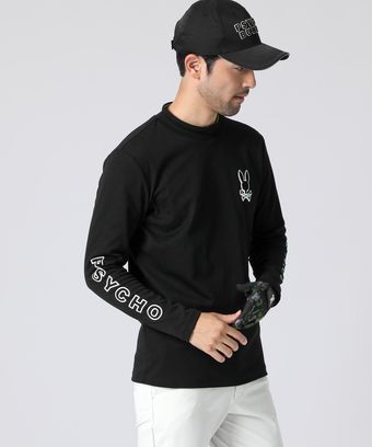 [GOLF][EC限定]バニーロゴ モックネック 　ロングスリーブTシャツ