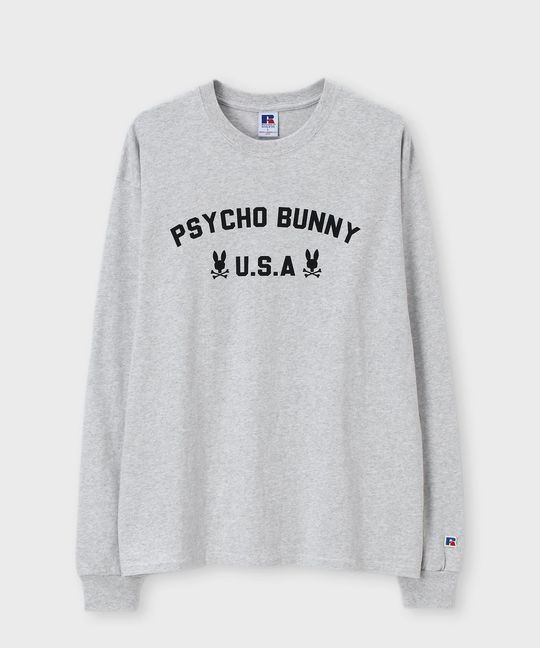 RUSSELL × Psycho Bunny コラボ ロングスリーブTシャツ