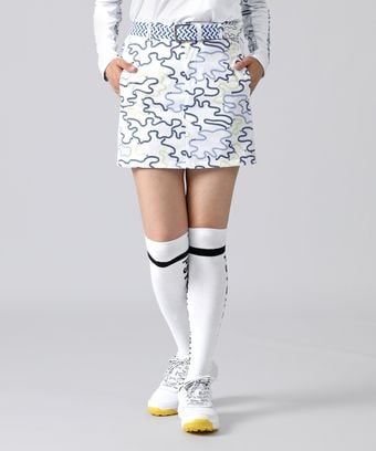 [GOLF][WOMEN]  NEONTUBE サイドロゴ 　スカート