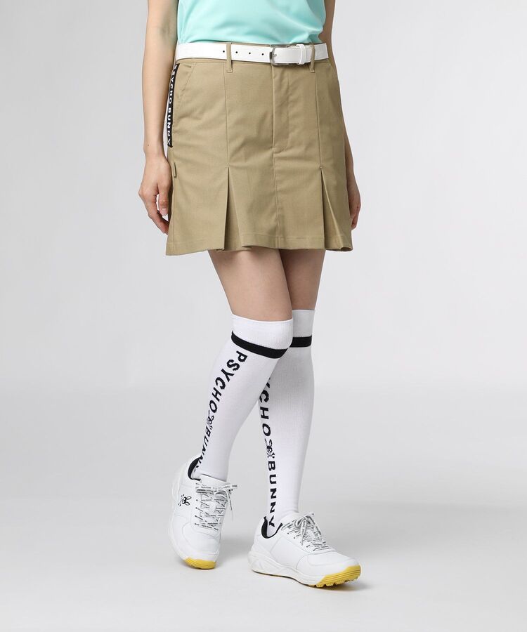大人気の GOLF]ドビーストレッチ プリーツスカート｜Psycho Bunny｜サイコ レディースウェア