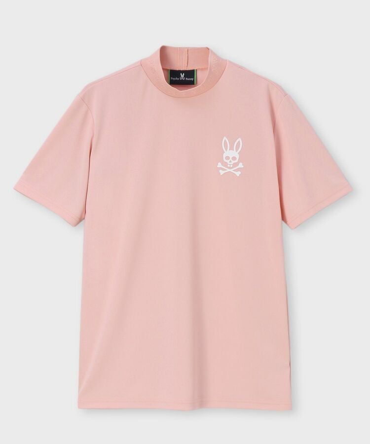 GOLF]スペースマスター ジャガードロゴ 半袖モックネック