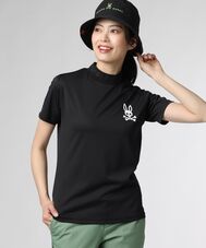 [GOLF][WOMEN]スペースマスター ジャガードロゴ 半袖モックネック