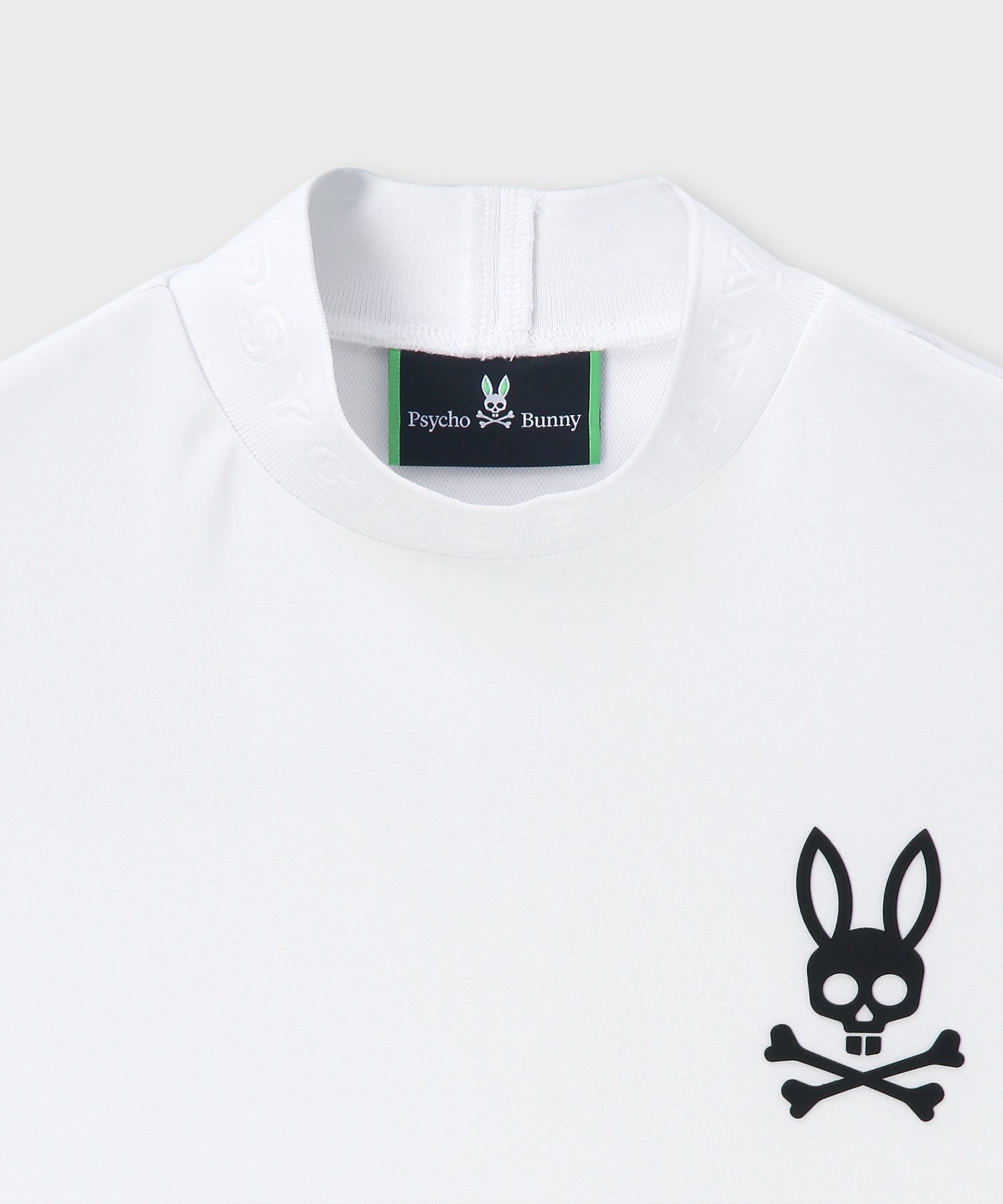 GOLF][WOMEN]スペースマスター ジャガードロゴ 半袖モックネック