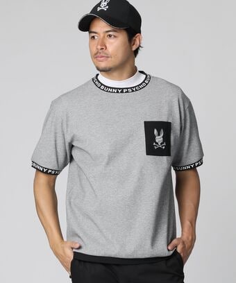 [GOLF]バックメッシュポンチ リラックスフィット 　Tシャツ