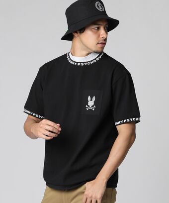 [GOLF]バックメッシュポンチ リラックスフィット 　Tシャツ