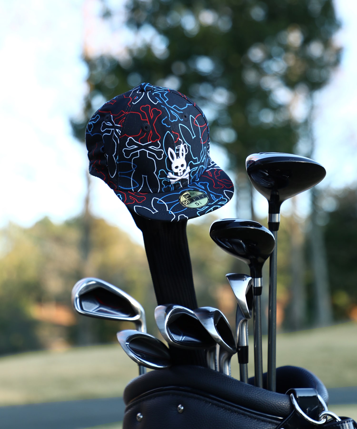 GOLF]NEW ERA×Psycho Bunnyヘッドカバー｜Psycho Bunny｜サイコ