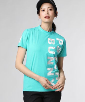 [GOLF][WOMEN]Primeflex カモバニーロゴ 　モックネックTシャツ