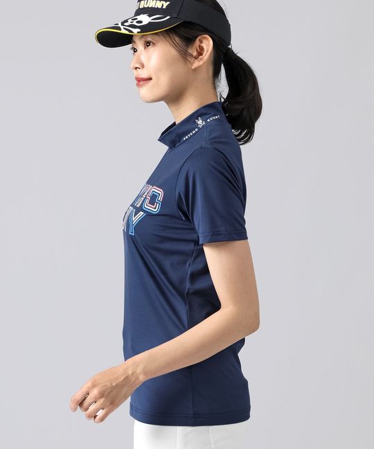 [GOLF][WOMEN]MAZEロゴ モックネック Tシャツ