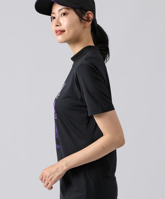 [GOLF][WOMEN]BARKER リラックスフィットモックネック Tシャツ