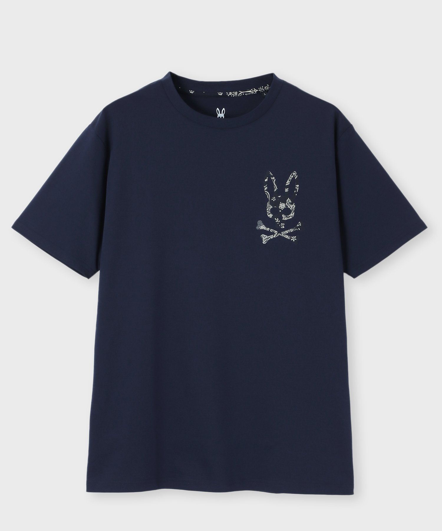 ペイズリーロゴ シルケットスムース Tシャツ｜Psycho Bunny