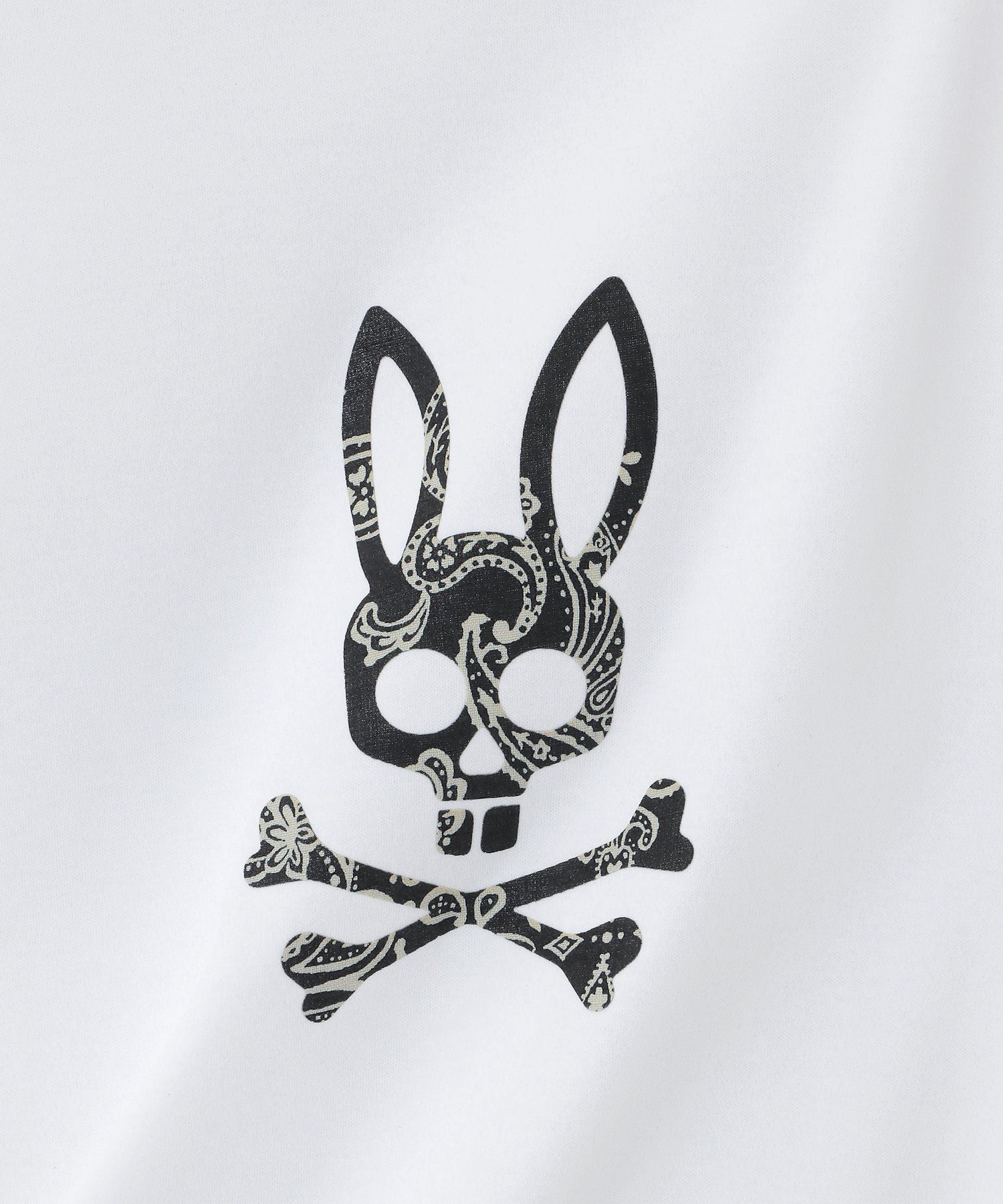 ペイズリーロゴ シルケットスムース Tシャツ｜Psycho Bunny
