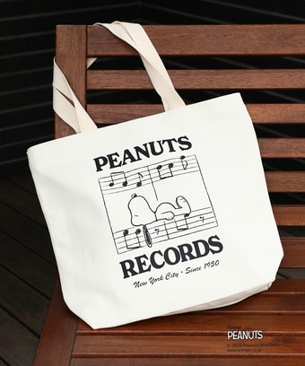 PEANUTS×Psycho Bunny 　キャンバス トートバッグ