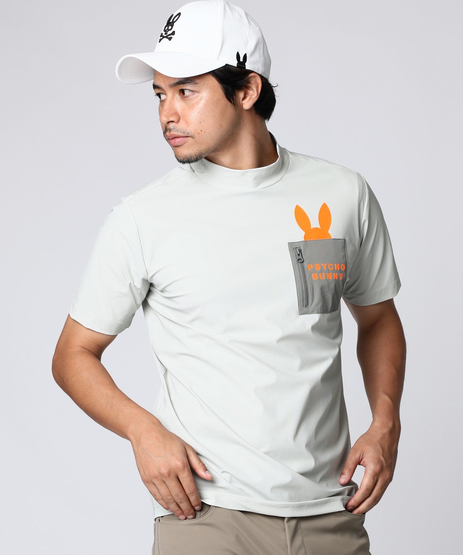 GOLF] ポケットバニーモックネックTシャツ｜Psycho Bunny｜サイコバニー 公式ブランドサイト – Psycho Bunny JAPAN  Official Web Site