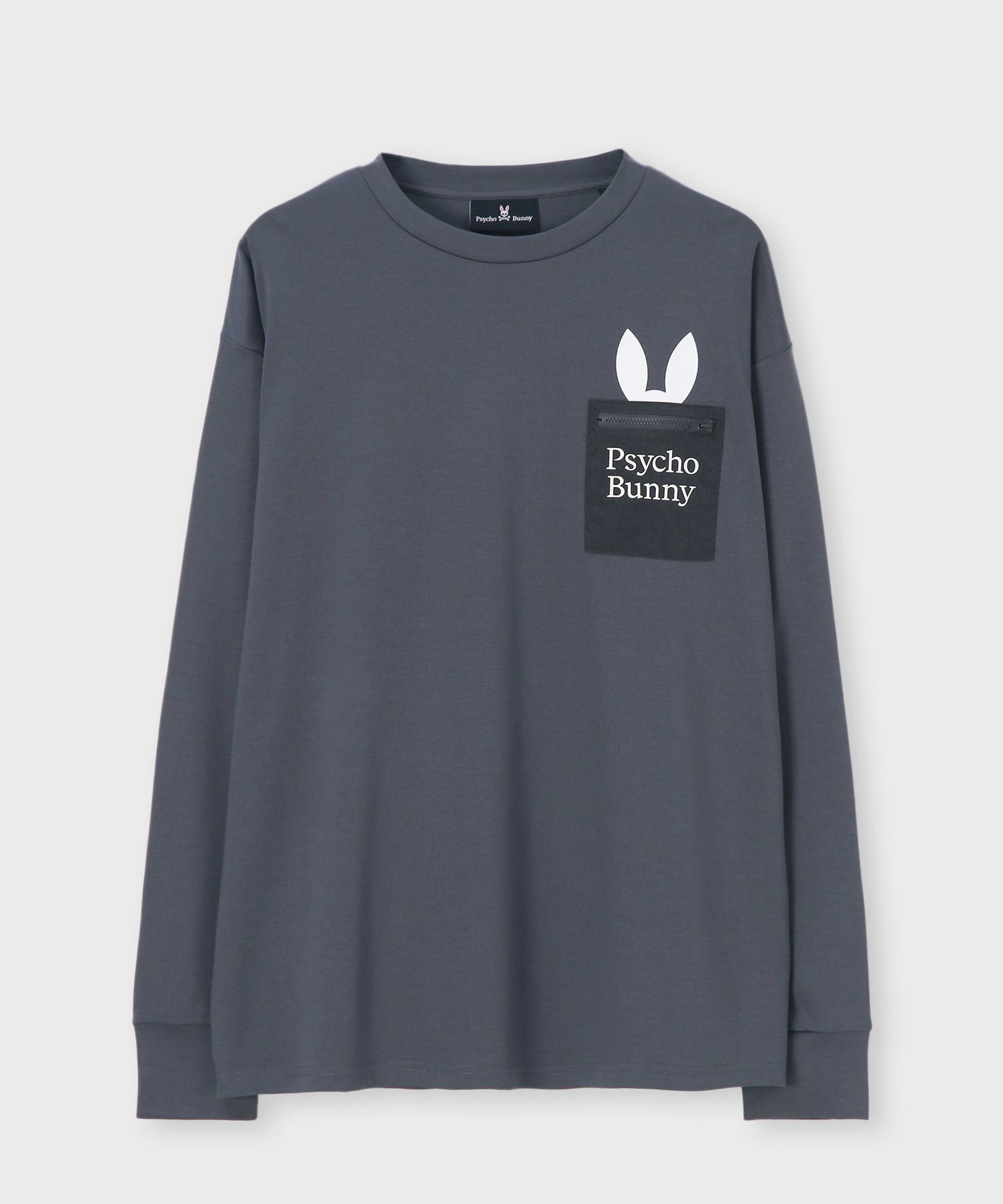NEWポケットバニー シルケットスムース ロングスリーブTシャツ