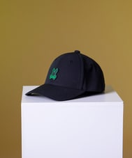 phenny Stripe dump cap ブラウン 新品 - 帽子