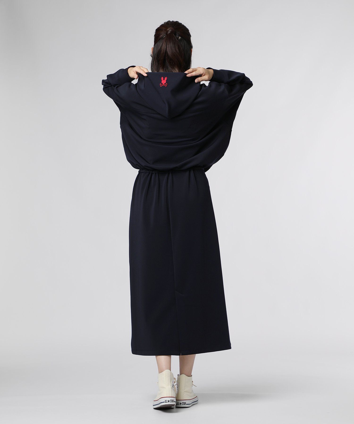 WOMEN]フーデッド ロングワンピース｜Psycho Bunny｜サイコバニー 公式ブランドサイト – Psycho Bunny JAPAN  Official Web Site