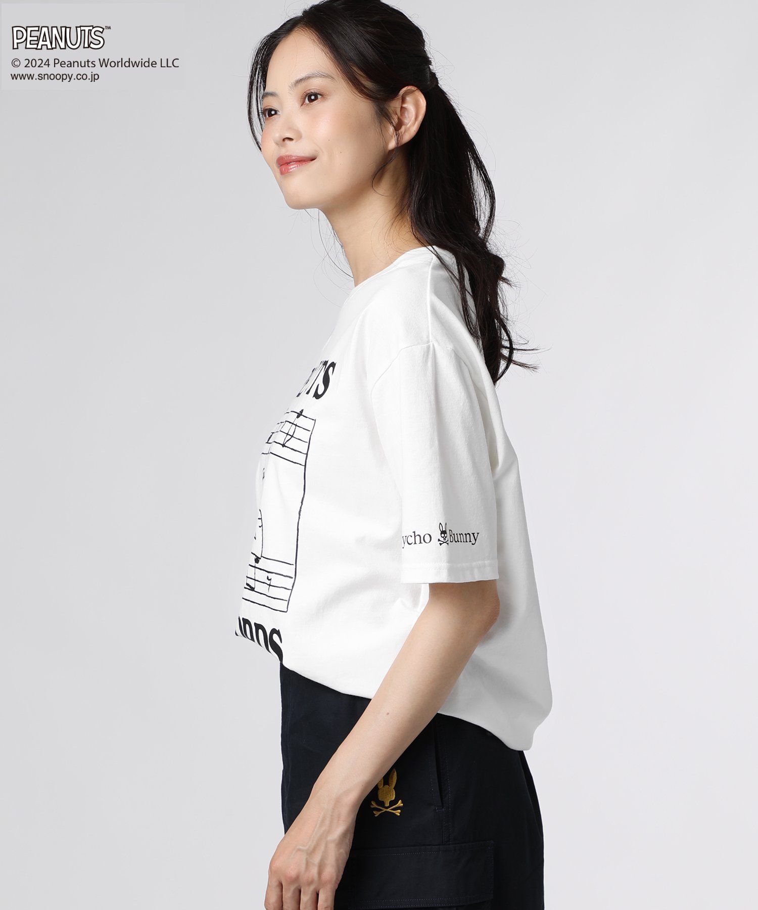 WOMEN]PEANUTS×Psycho Bunny Tシャツ｜Psycho Bunny｜サイコ
