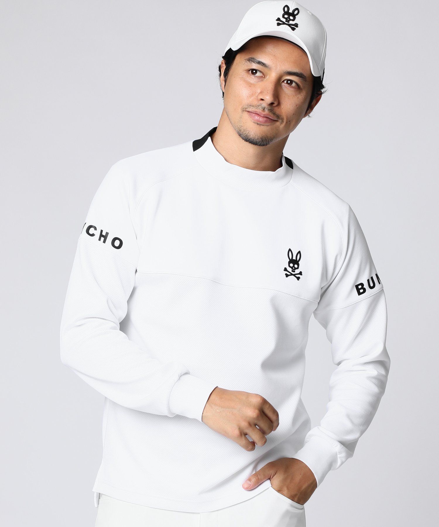 GOLF]ポリエステル 長袖ラグランモックネック｜Psycho Bunny｜サイコバニー 公式ブランドサイト – Psycho Bunny JAPAN  Official Web Site