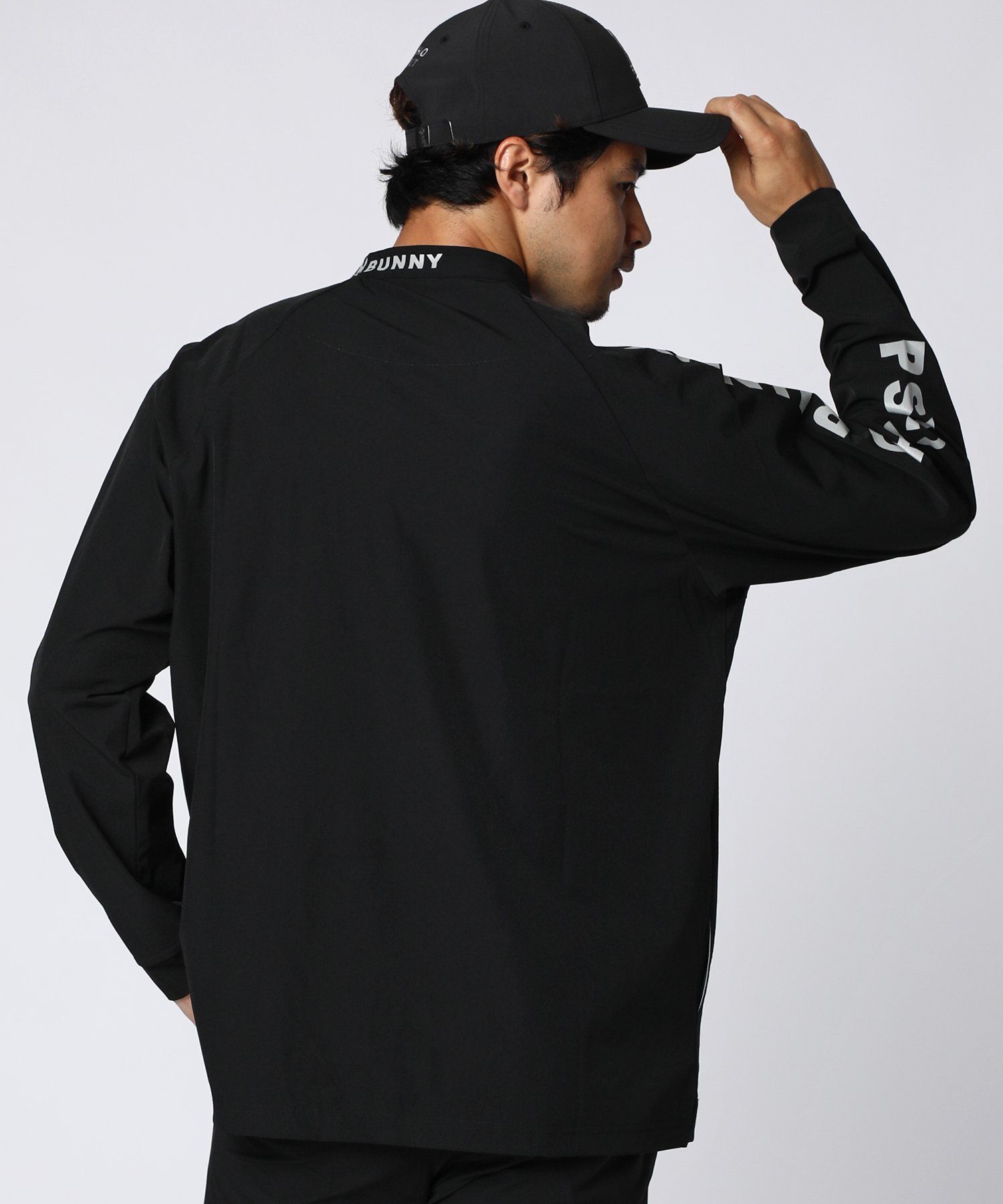 EC限定]リラックスフィット モックネックロングスリーブTシャツ