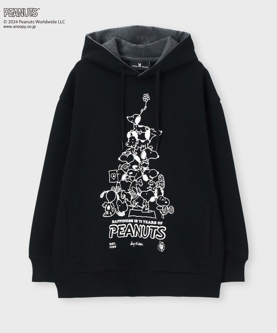 [WOMEN]PEANUTS × Psycho Bunnyコラボ 75thデザイン パーカ 