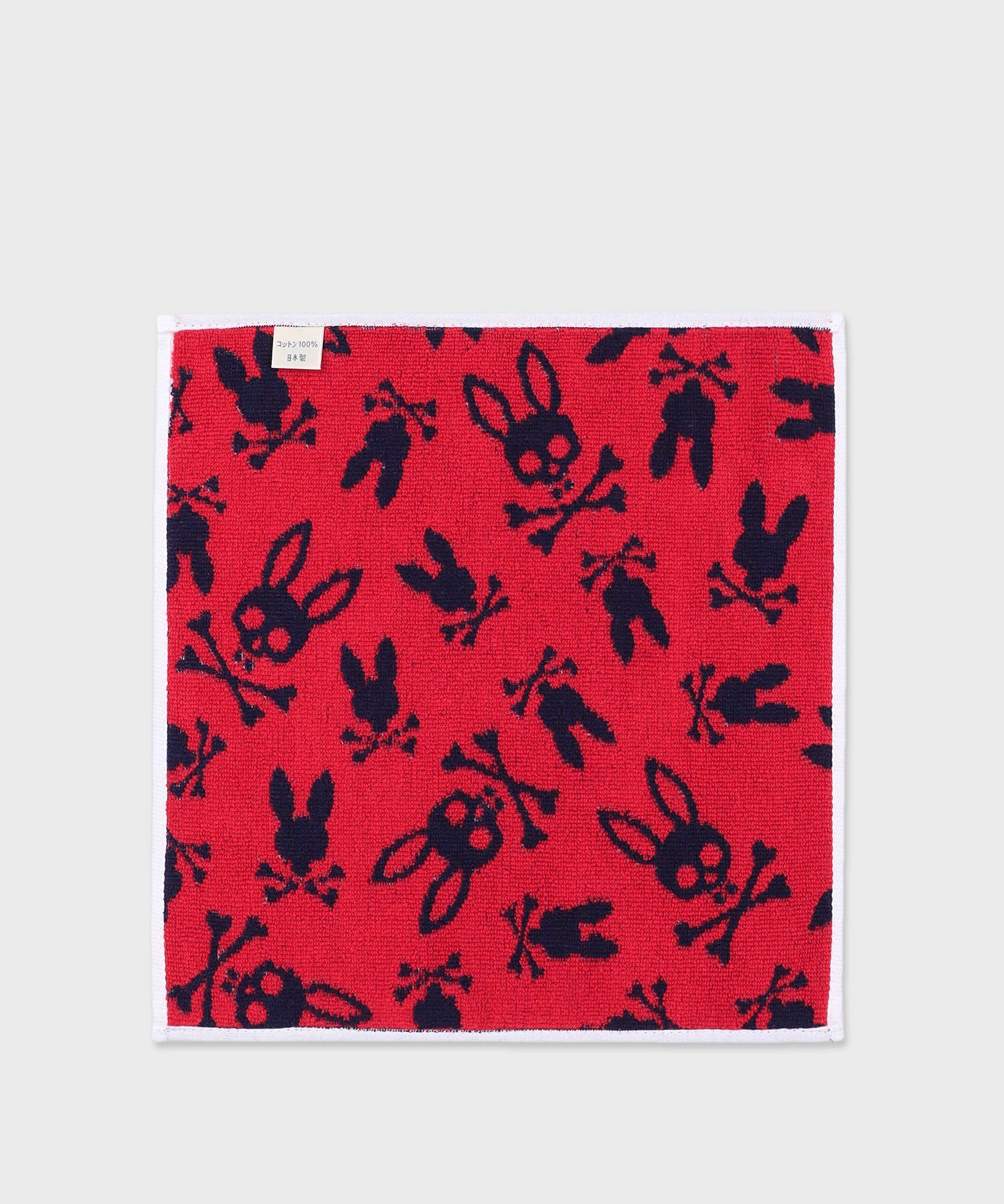 激安超特価 最大80%オフ  バニーロゴパターン タオルハンカチ｜Psycho Bunny｜サイコ 男性用
