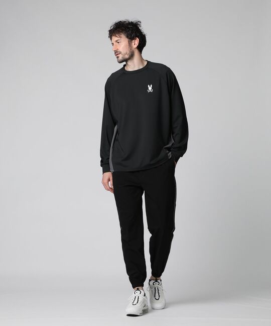 切替デザイン ロングスリーブTシャツ[SPORTS]