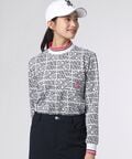 [GOLF][WOMEN]フォントジャガード モックネック