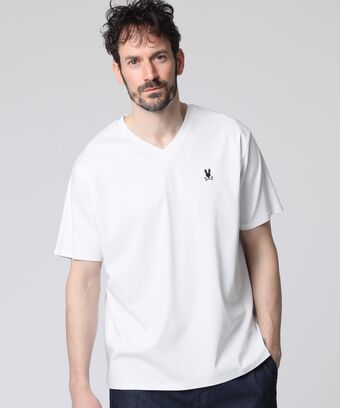 シルケットスムース Vネック 　Tシャツ