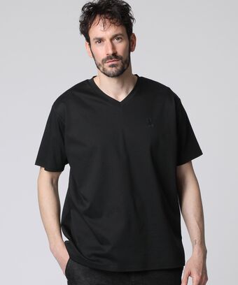 シルケットスムース Vネック 　Tシャツ