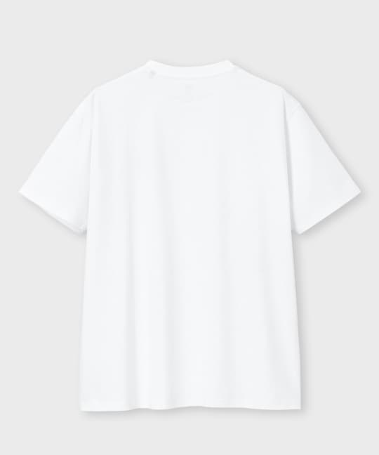 シルケットスムース ヘンリーネック Tシャツ
