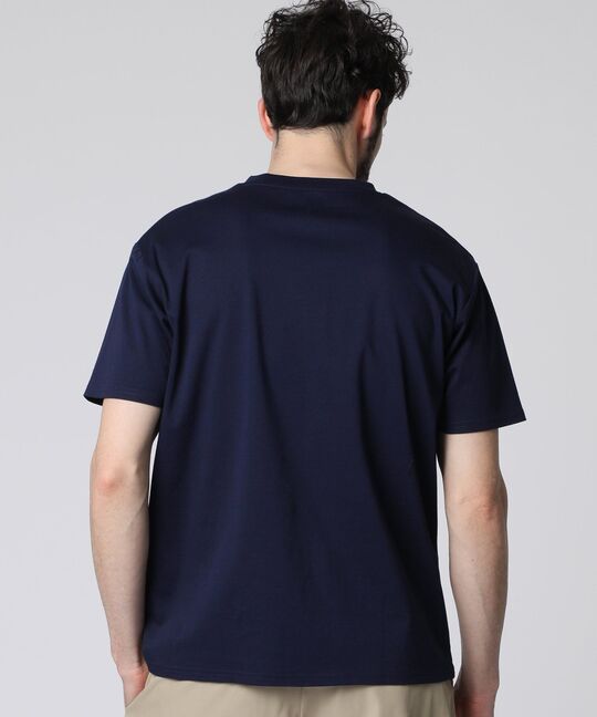 シルケットスムース ヘンリーネック Tシャツ