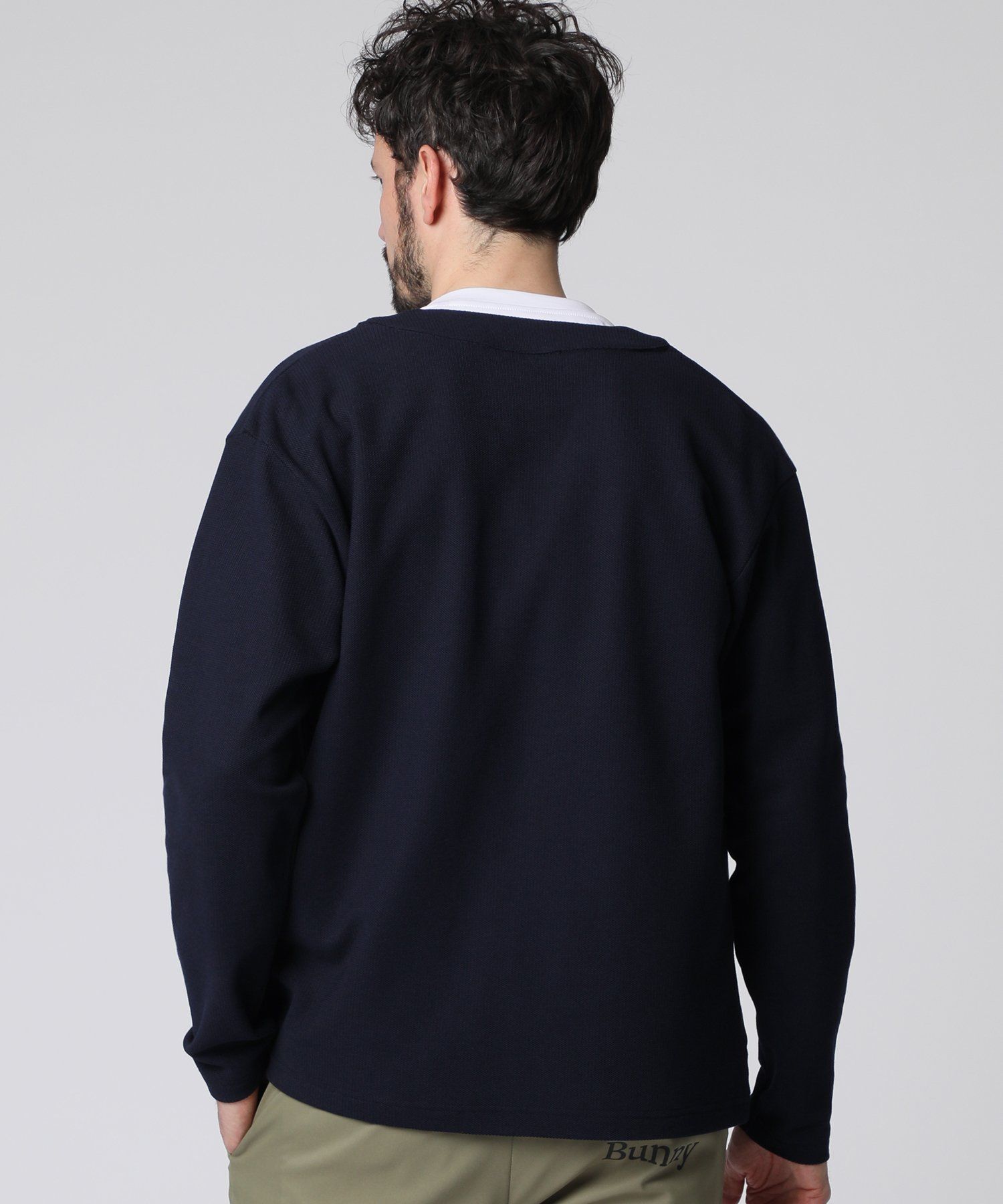 ハニカムワッフル カーディガン｜Psycho Bunny｜サイコバニー