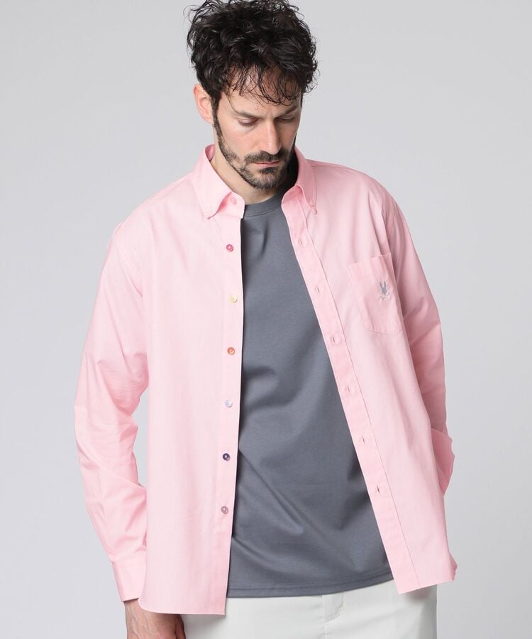 マルチカラーボタン ブロード シャツ｜Psycho Bunny｜サイコバニー