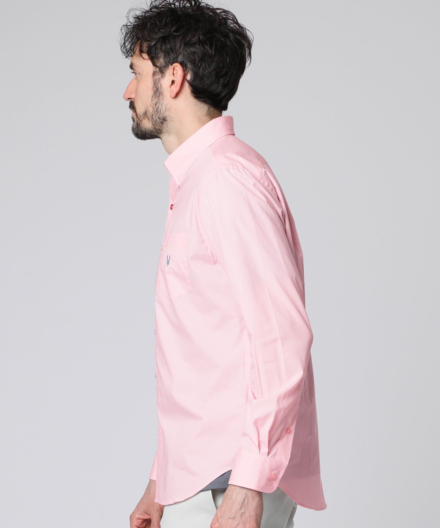 マルチカラーボタン ブロード シャツ｜Psycho Bunny｜サイコバニー