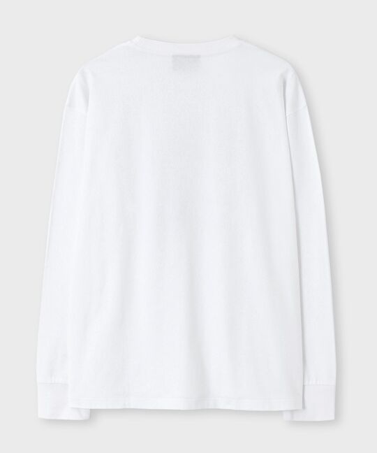 モザイクアウトラインバニー ロングスリーブTシャツ