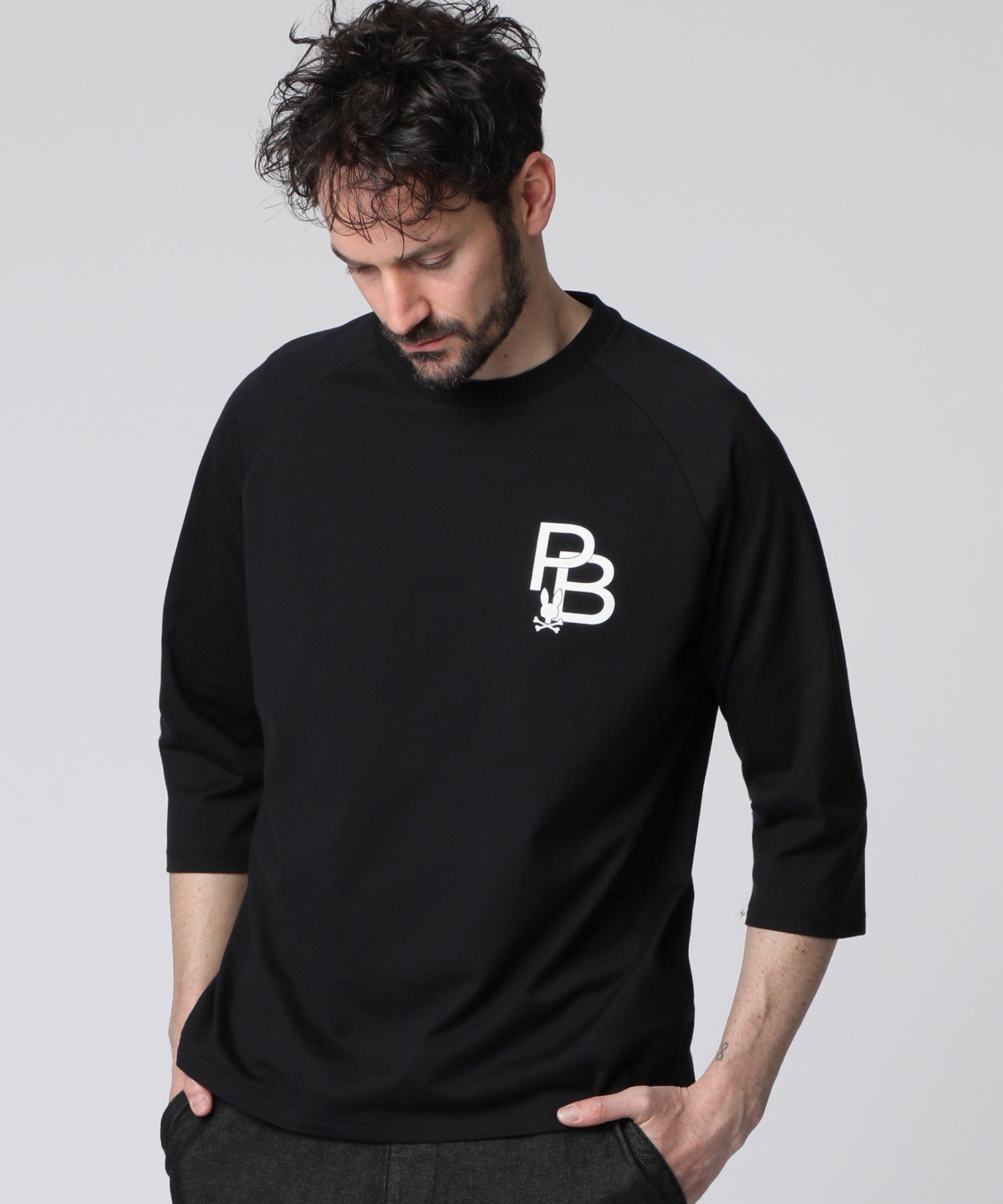 ラグランスリーブ 7分袖Tシャツ｜Psycho Bunny｜サイコバニー