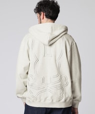 ビッグシルエットロゴ ジップパーカ
