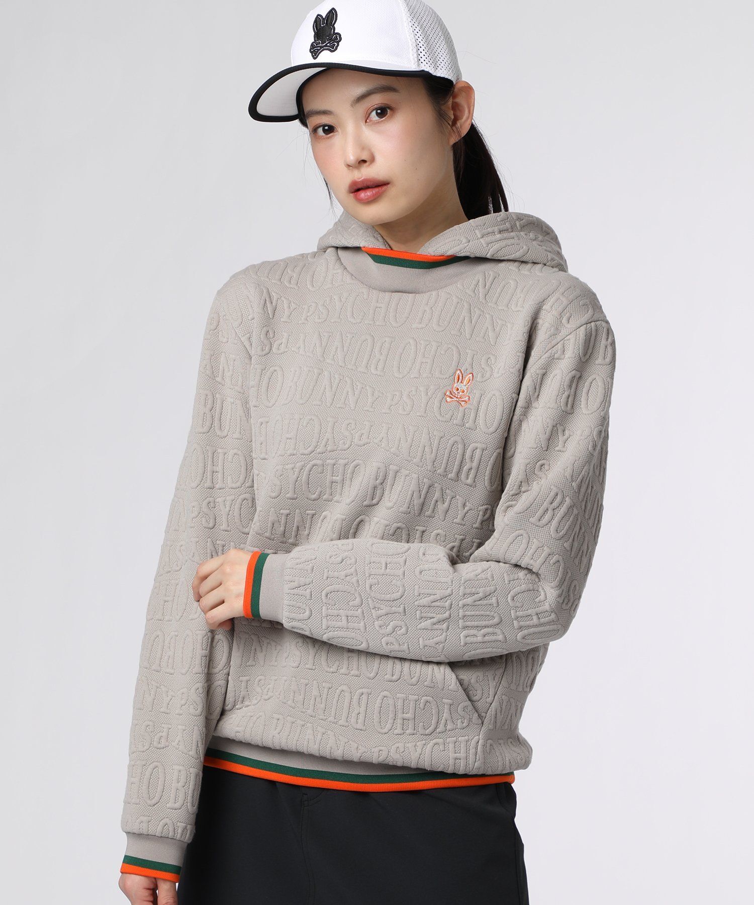 【メーカー公式ショップ】 GOLF][WOMEN]フォントジャガード Bunny｜サイコ パーカ｜Psycho レディースウェア