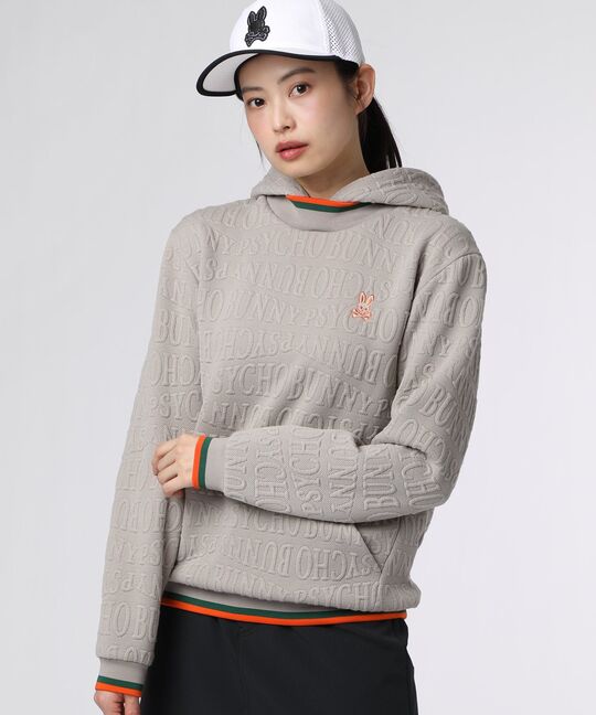 [GOLF][WOMEN]フォントジャガード パーカ
