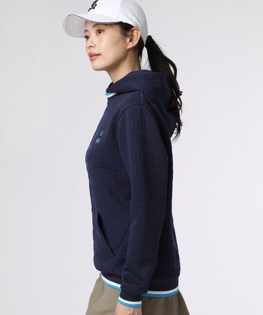 [GOLF][WOMEN]フォントジャガード パーカ