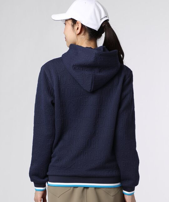 [GOLF][WOMEN]フォントジャガード パーカ