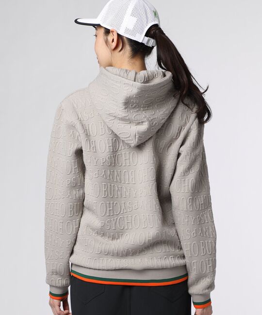 [GOLF][WOMEN]フォントジャガード パーカ